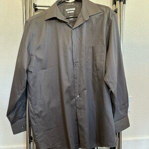Vintage Van Huesen Mens Grey Shirt